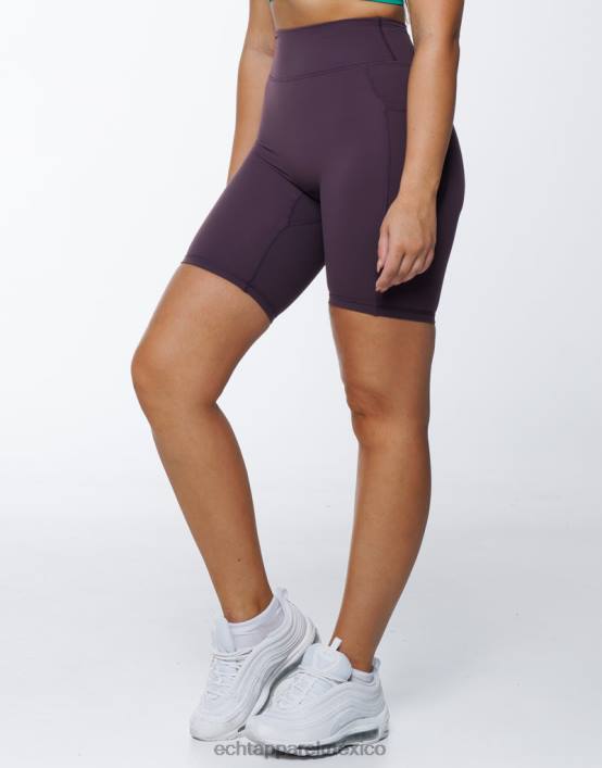 pantalones cortos con bolsillo ascend mujer ciruela púrpura ECHT ropa 884H327