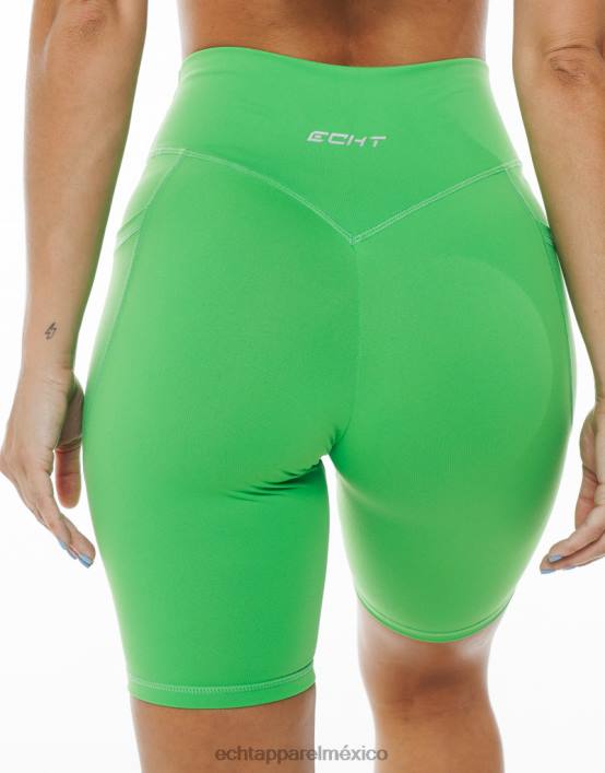 pantalones cortos con bolsillo ascend mujer verde clasico ECHT ropa 884H356