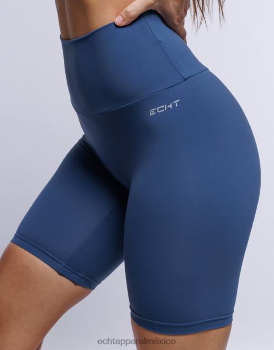 pantalones cortos de ciclismo de gama mujer azul denim ECHT ropa 884H456