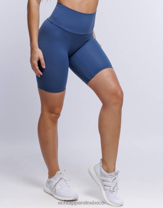 pantalones cortos de ciclismo de gama mujer azul denim ECHT ropa 884H456