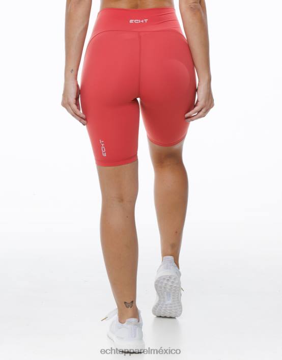 pantalones cortos de ciclismo fortaleza mujer rojo ECHT ropa 884H401