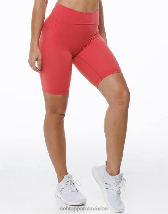 pantalones cortos de ciclismo fortaleza mujer rojo ECHT ropa 884H401