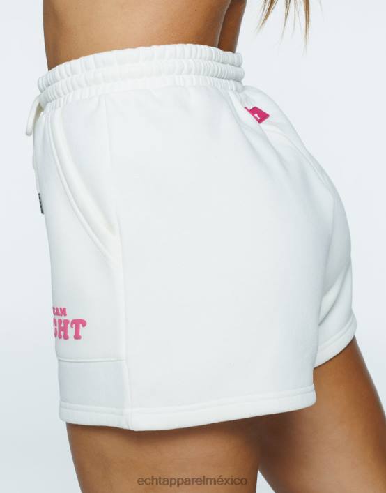 pantalones cortos del equipo mujer rosa crema ECHT ropa 884H376