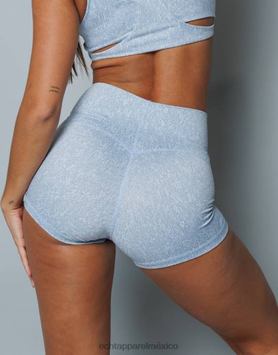 pantalones cortos hana mujer azul claro ECHT ropa 884H302