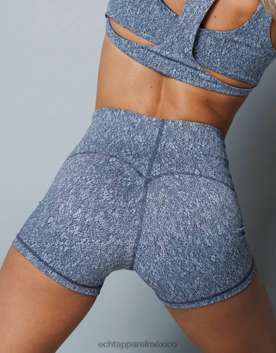 pantalones cortos hana mujer pantano azul ECHT ropa 884H303