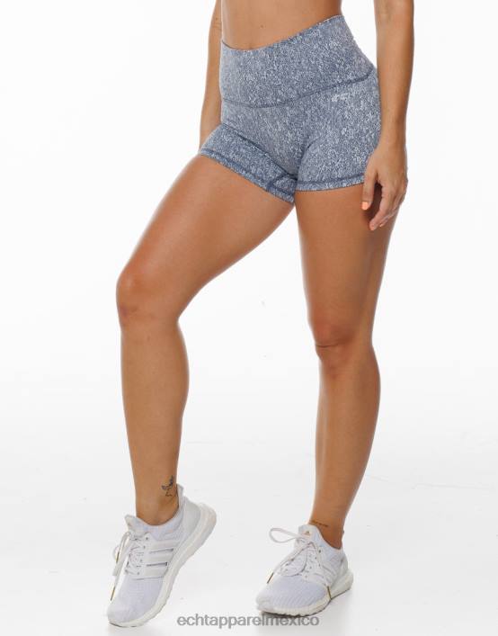 pantalones cortos hana mujer pantano azul ECHT ropa 884H303