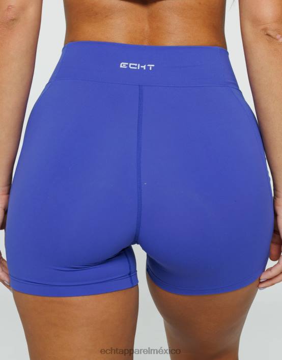 pantalones cortos implacables mujer azul profundo ECHT ropa 884H272