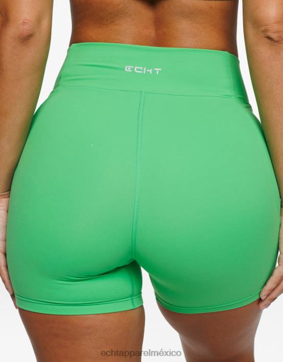 pantalones cortos implacables mujer verde clasico ECHT ropa 884H236
