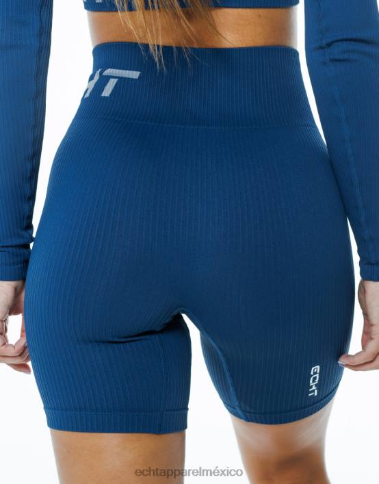 surgen pantalones cortos cómodos mujer azul denim ECHT ropa 884H286