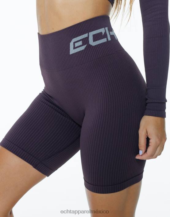 surgen pantalones cortos cómodos mujer ciruela ECHT ropa 884H259