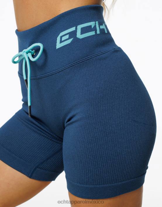 surgen pantalones cortos de estilo mujer azul denim ECHT ropa 884H37