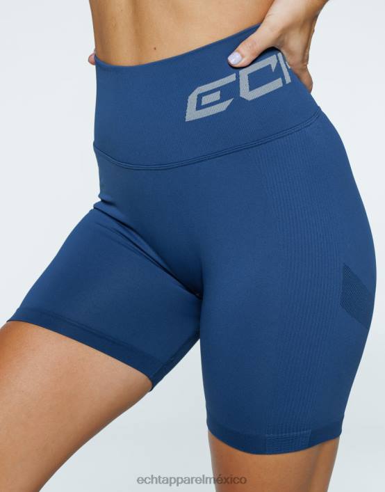 surgen pantalones cortos scrunch mujer azul denim ECHT ropa 884H256