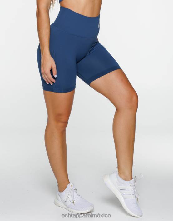 surgen pantalones cortos scrunch mujer azul denim ECHT ropa 884H256