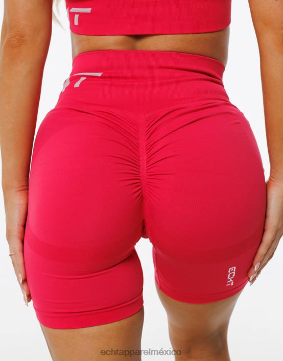 surgen pantalones cortos scrunch mujer rojo magenta ECHT ropa 884H47