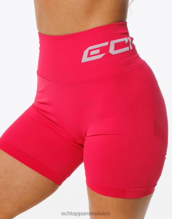 surgen pantalones cortos scrunch mujer rojo magenta ECHT ropa 884H47