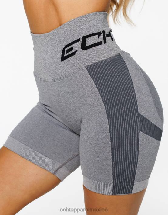 surgen pantalones cortos scrunch v2 mujer gris ECHT ropa 884H87