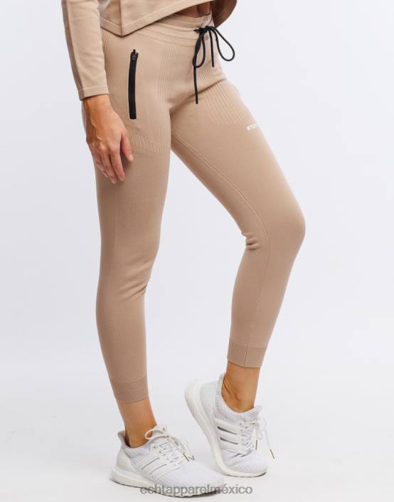 joggers de punto de fase mujer blanco crema ECHT ropa 884H516