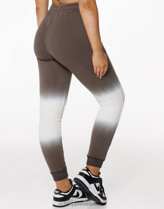 joggers teñidos anudados mujer marrón ECHT ropa 884H441