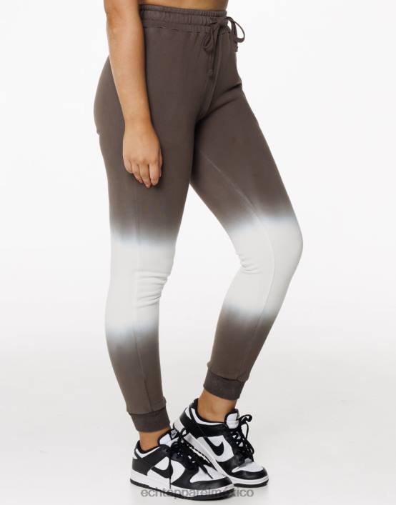 joggers teñidos anudados mujer marrón ECHT ropa 884H441