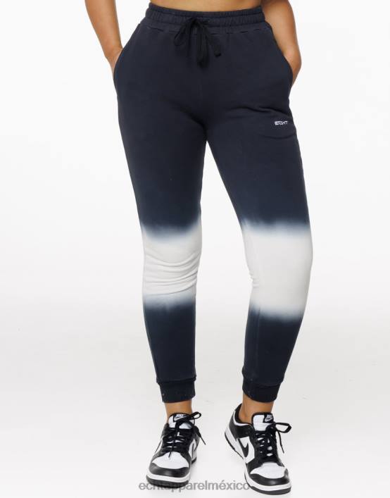 joggers teñidos anudados mujer negro ECHT ropa 884H187