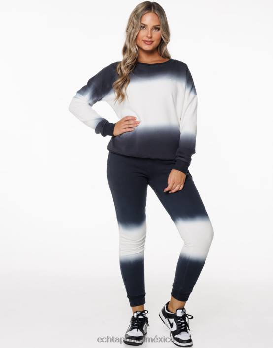 joggers teñidos anudados mujer negro ECHT ropa 884H187