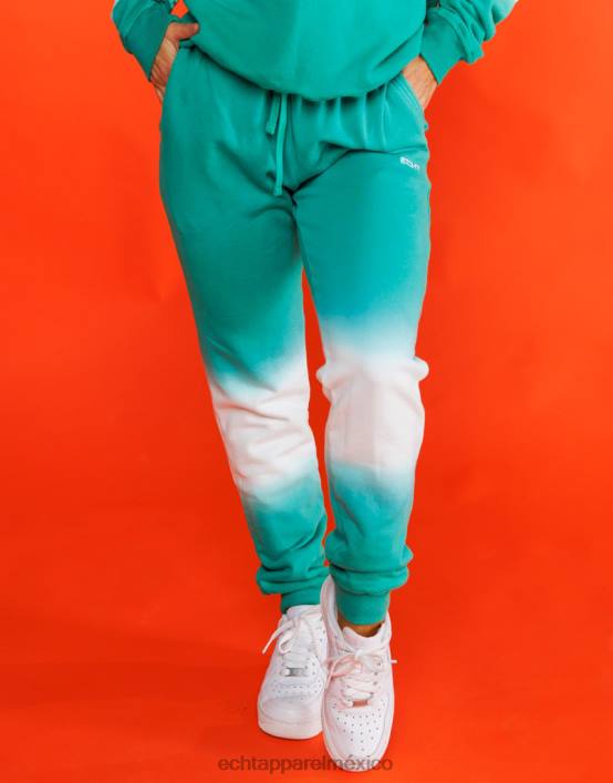joggers teñidos anudados mujer verde ECHT ropa 884H440
