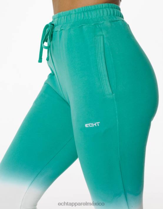 joggers teñidos anudados mujer verde ECHT ropa 884H440