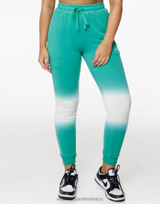 joggers teñidos anudados mujer verde ECHT ropa 884H440