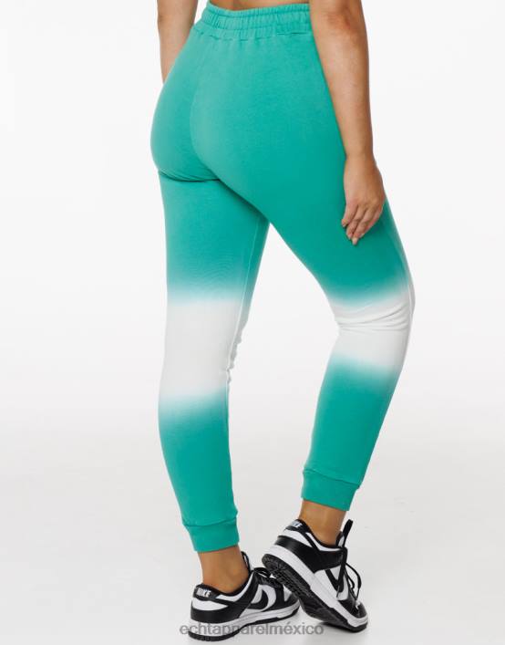 joggers teñidos anudados mujer verde ECHT ropa 884H440