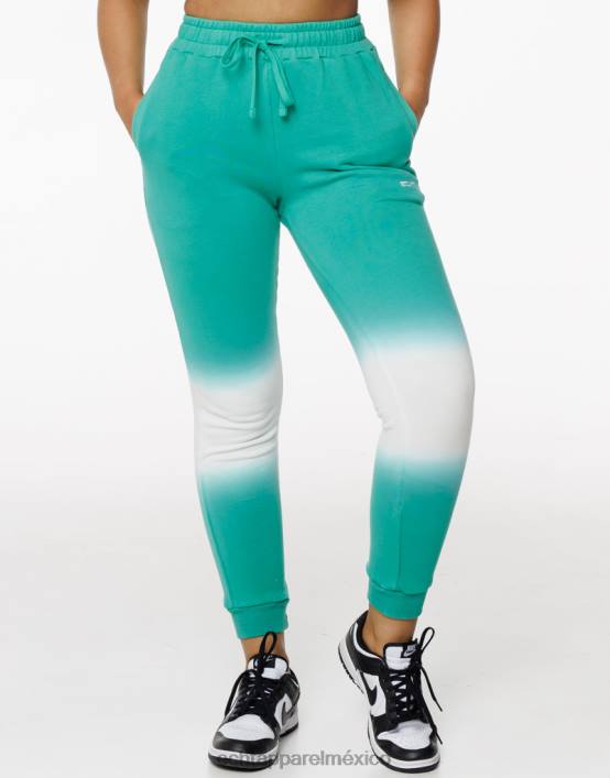 joggers teñidos anudados mujer verde ECHT ropa 884H440
