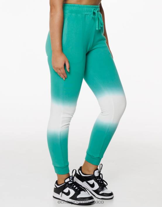 joggers teñidos anudados mujer verde ECHT ropa 884H440