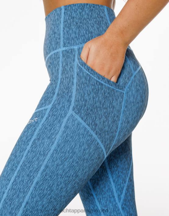 fuerza elevar leggins mujer azul ECHT ropa 884H407