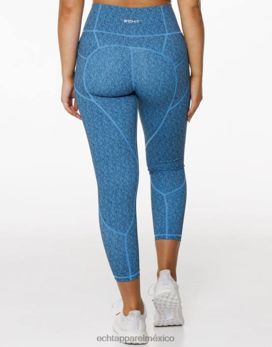 fuerza elevar leggins mujer azul ECHT ropa 884H407