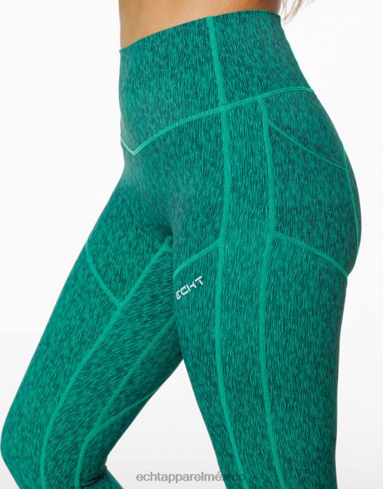 fuerza elevar leggins mujer verde ECHT ropa 884H408