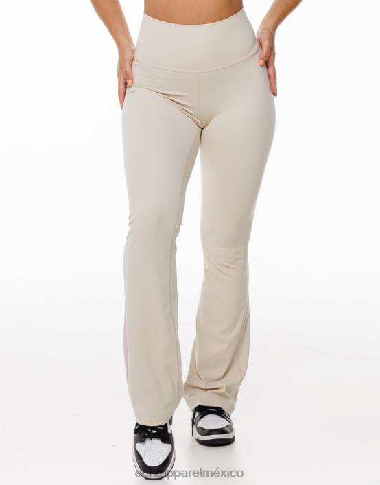 leggings acampanados mujer avena ECHT ropa 884H205