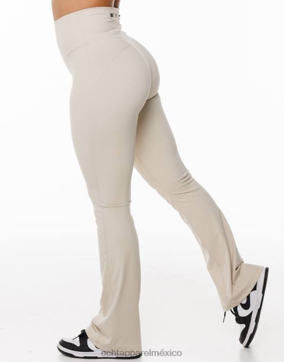 leggings acampanados mujer avena ECHT ropa 884H205