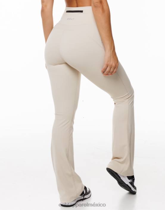 leggings acampanados mujer avena ECHT ropa 884H205