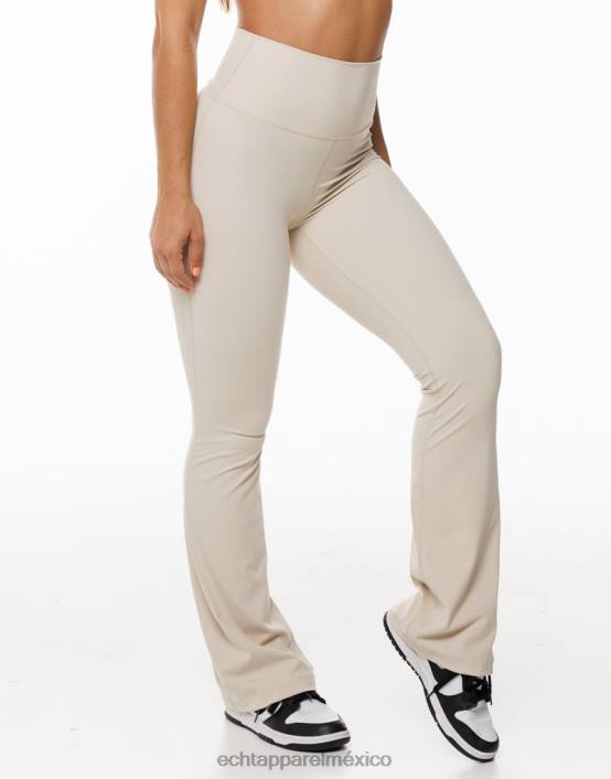 leggings acampanados mujer avena ECHT ropa 884H205