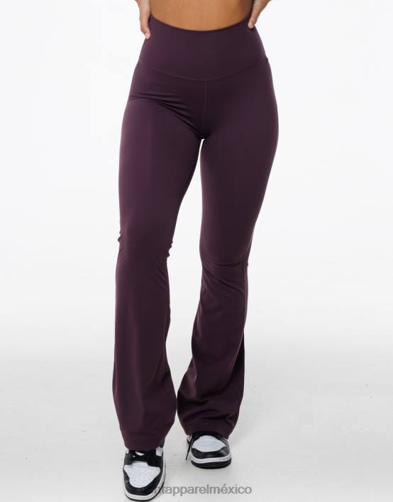 leggings acampanados mujer ciruela ECHT ropa 884H52