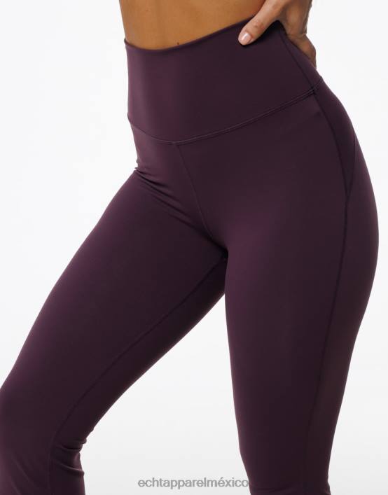 leggings acampanados mujer ciruela ECHT ropa 884H52