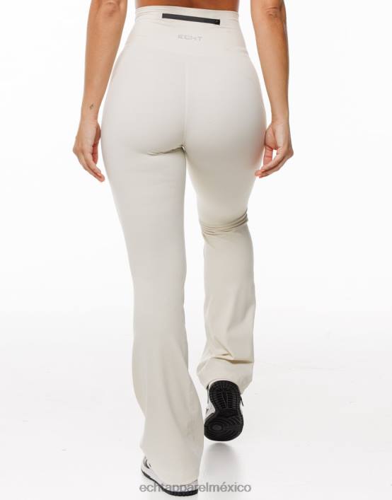 leggings acampanados mujer crema ECHT ropa 884H276