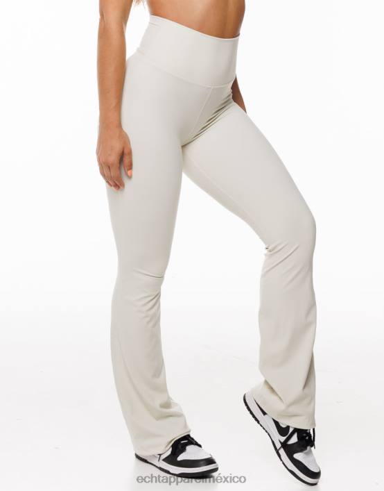 leggings acampanados mujer crema ECHT ropa 884H276