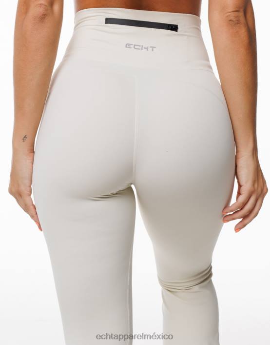 leggings acampanados mujer crema ECHT ropa 884H276