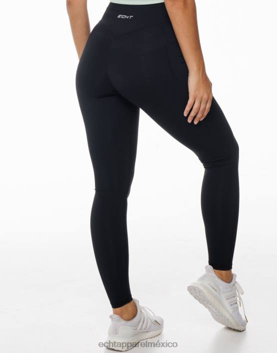 leggings con bolsillo ascend mujer negro ECHT ropa 884H9