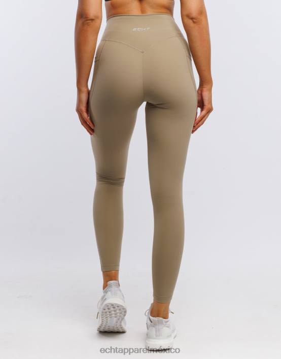 leggings con bolsillo ascend mujer paloma arena ECHT ropa 884H517