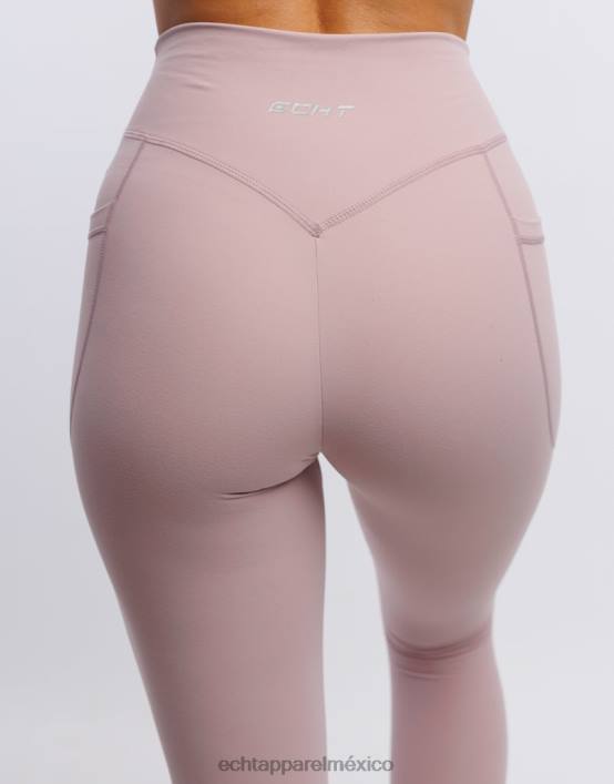 leggings con bolsillo ascend mujer rosa arena ECHT ropa 884H518