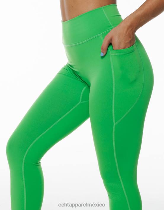 leggings con bolsillo ascend mujer verde clasico ECHT ropa 884H343