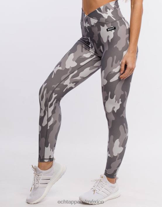 leggings hipercamuflaje mujer gris sigiloso ECHT ropa 884H209
