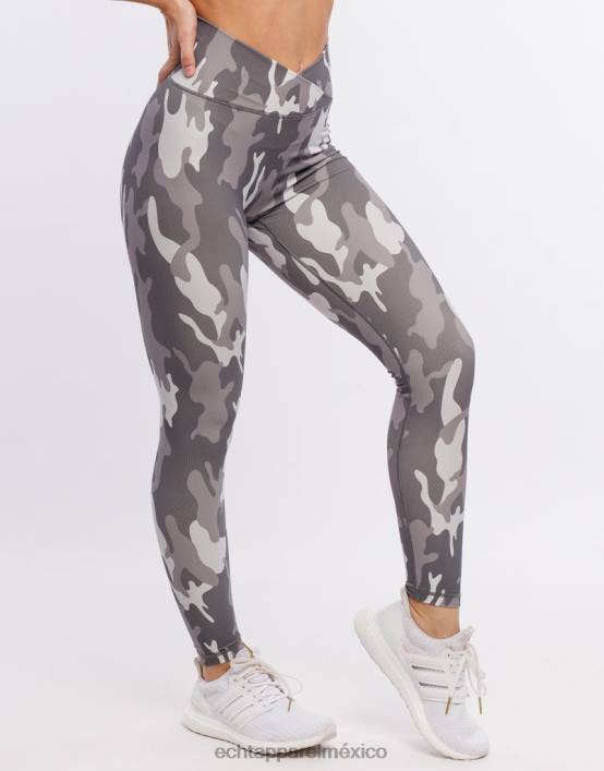 leggings hipercamuflaje mujer gris sigiloso ECHT ropa 884H209