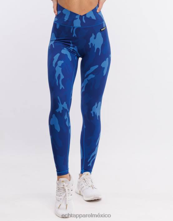leggings hipercamuflaje mujer hiper azul ECHT ropa 884H208